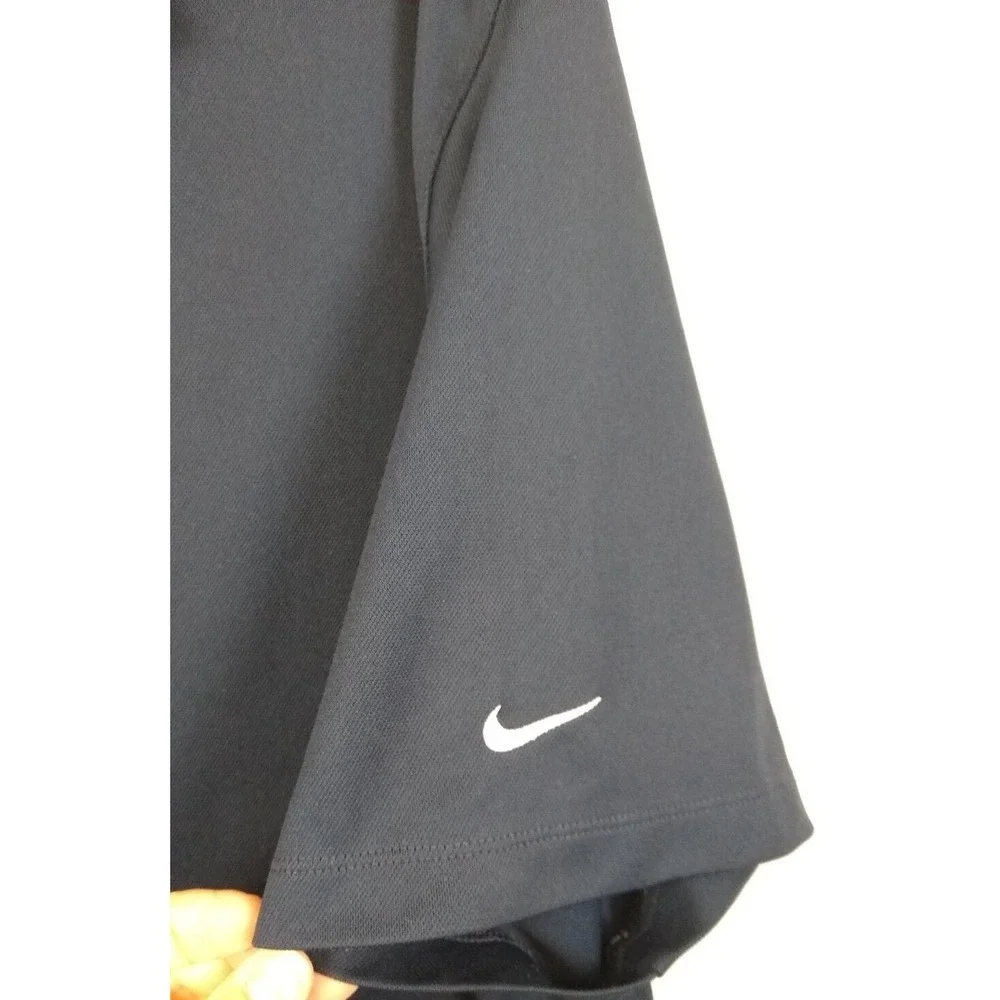 Nike Golf Mens XL Polo Shirt Navy Blue Short Sleeve Dri-FIT Pique 128898-414